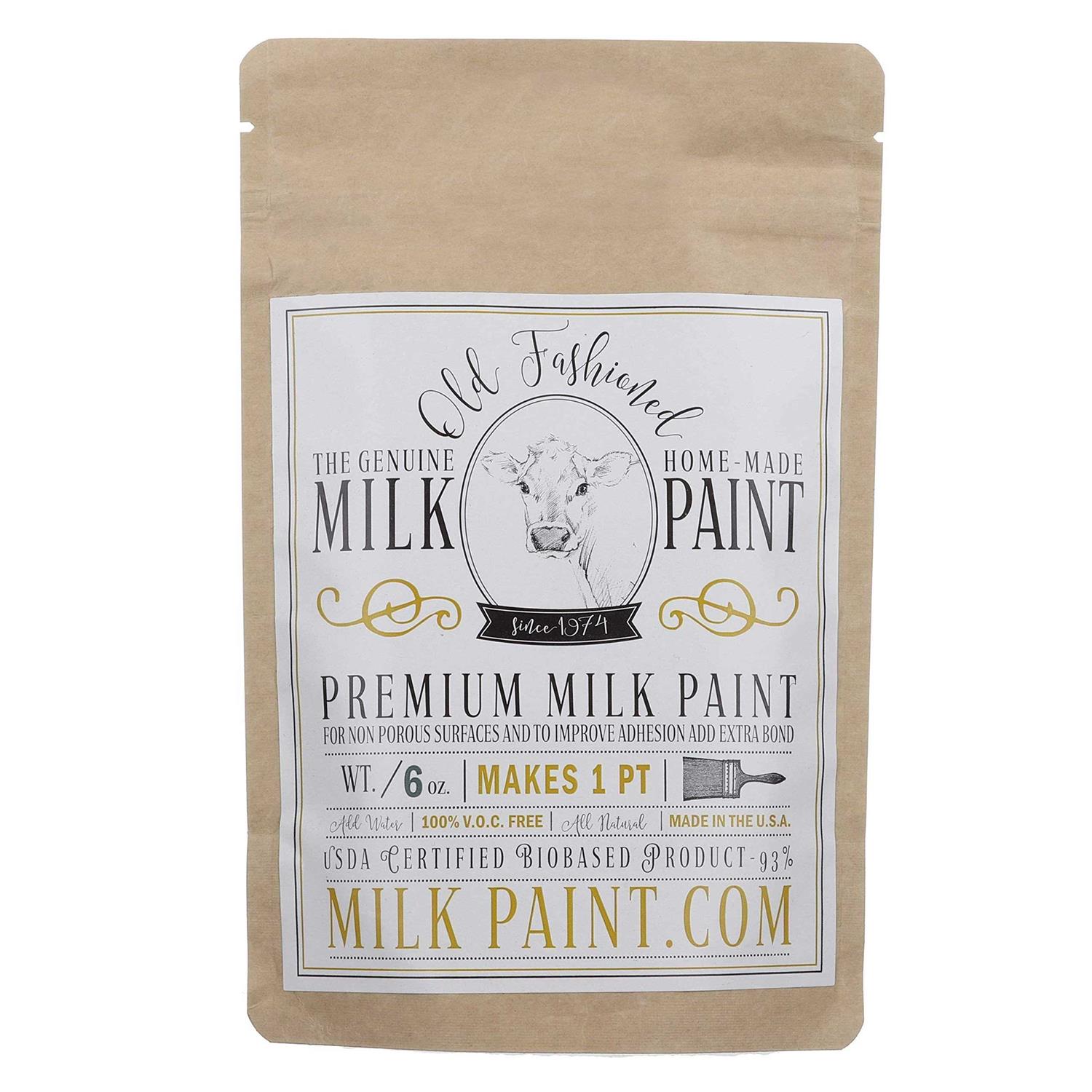 Old Fashioned Milk Paint Non-VOC Powder Paint (Quart, Slate) - Zenithce
