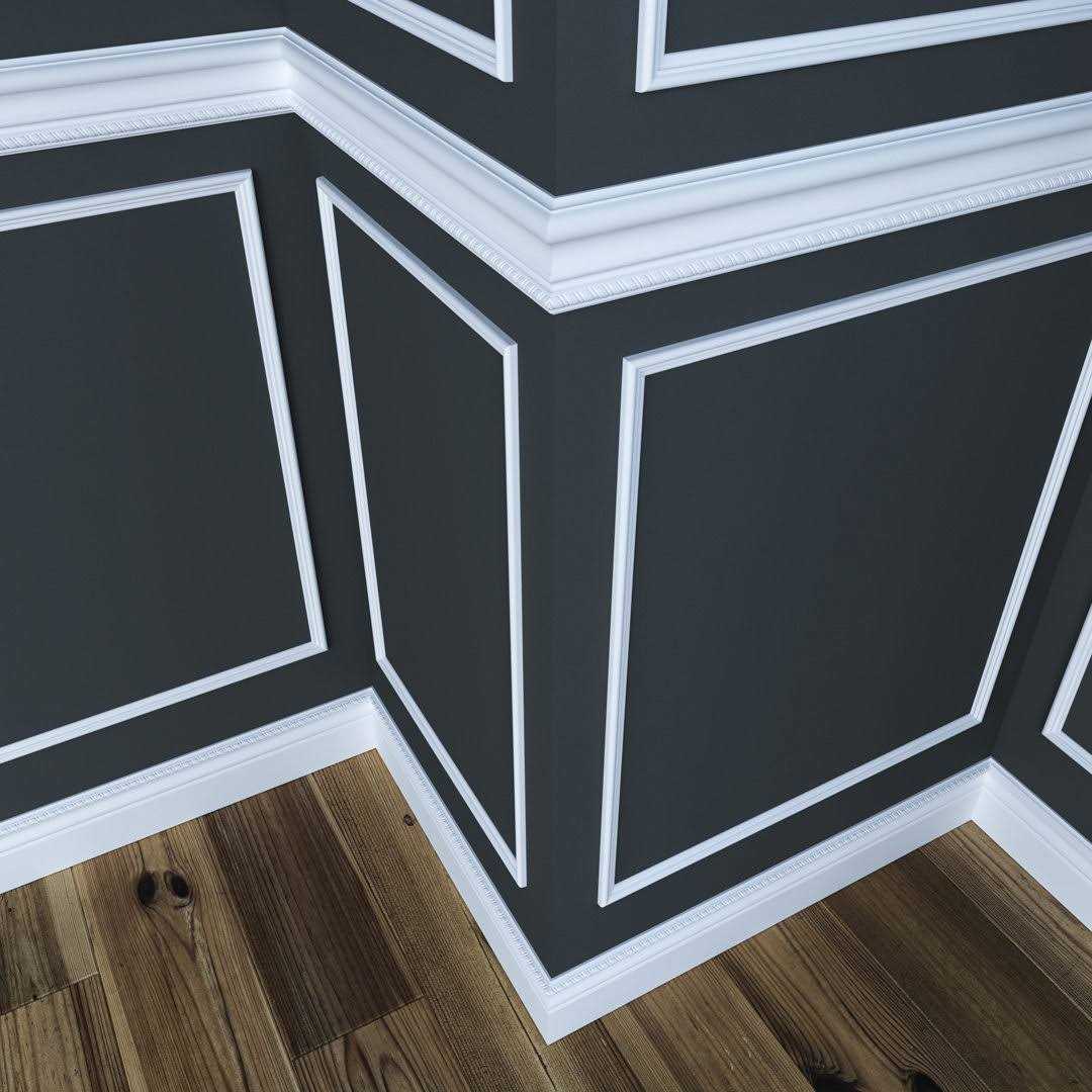 Ornamental Mouldings 5/16 in. x 11/16 in. x 96 in. Red Oak Panel Colonial Moulding - Zenithce
