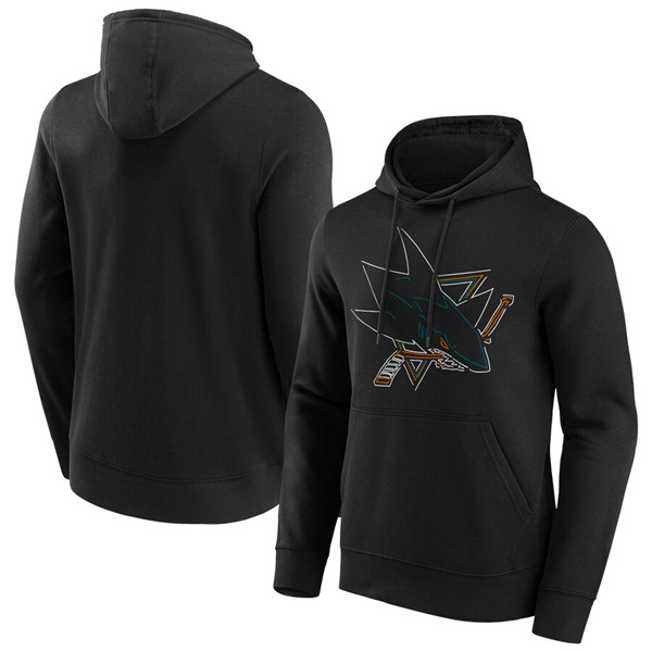 San Jose Sharks Black Edge Hoodie - Zenithce