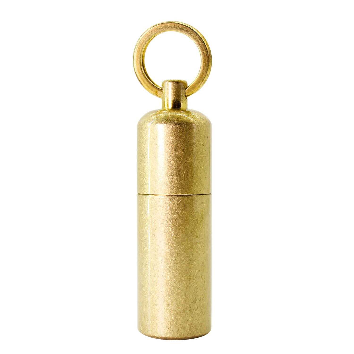 Ppfish Mini Brass Lighter Edc Peanut Lighter Keychain - Zenithce