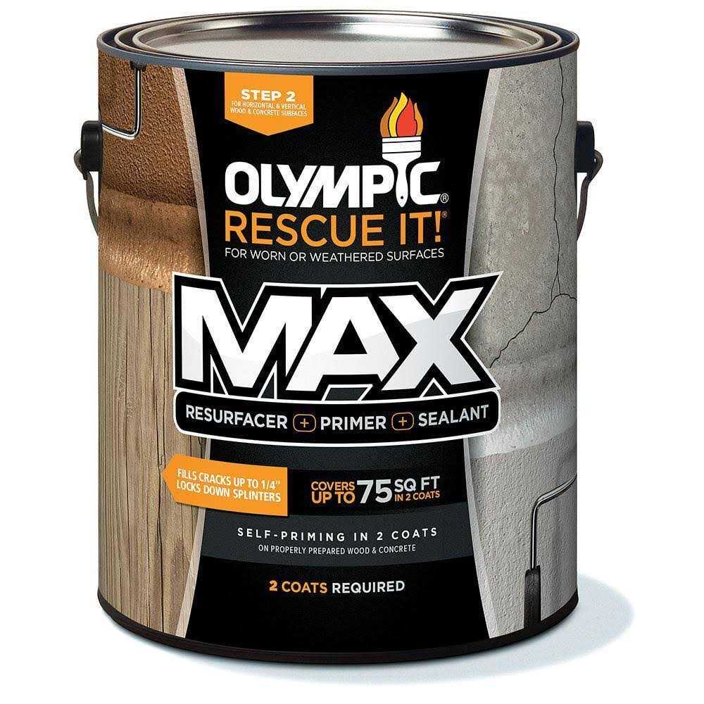 Olympic Rescue It 1 Gal Exterior Deck Resurfacer and Primer with Sealant - Zenithce