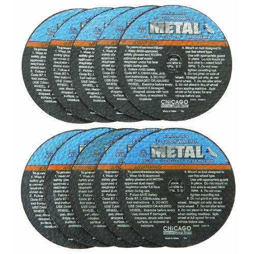 Warrior 3 in. x 1/16 in. x 3/8 in. Metal Cut-off Wheels - Zenithce