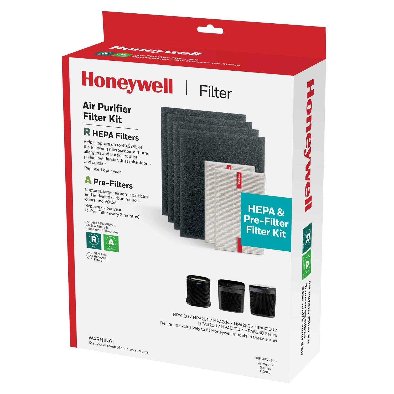 Honeywell HRF-APP1 Household Odor & Gas Reducing Universal Pre-Filter - Zenithce