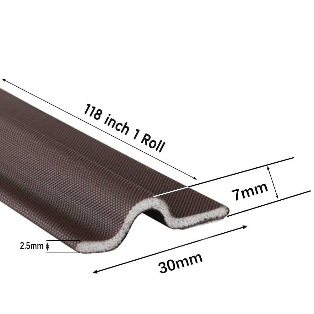 KAYLEINSTER 196Inch Weather Stripping Self-Adhesive Window Draft Stopper Soundproof Gap Window - Zenithce
