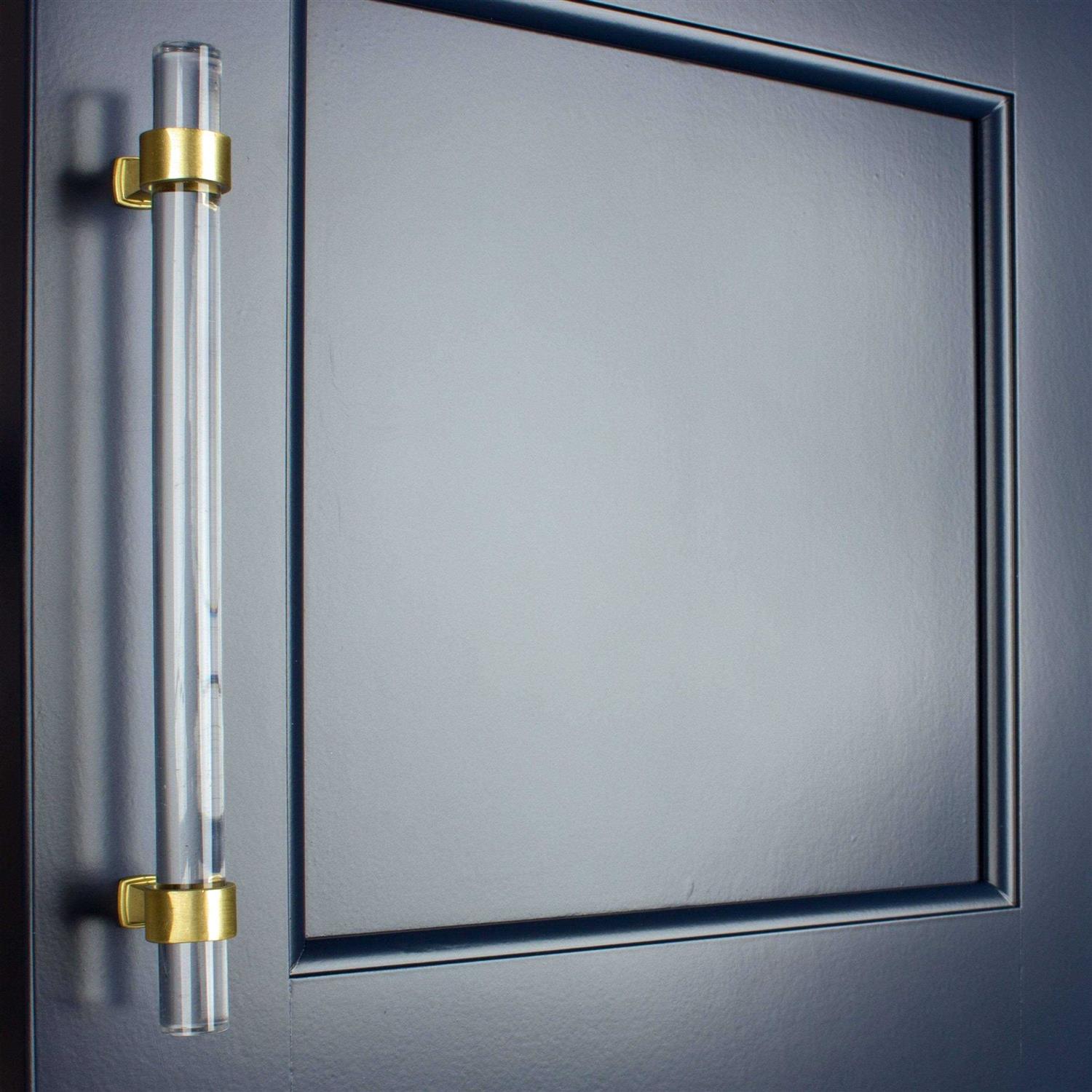 GlideRite Center Solid Modern Cabinet Bar Pull - Zenithce