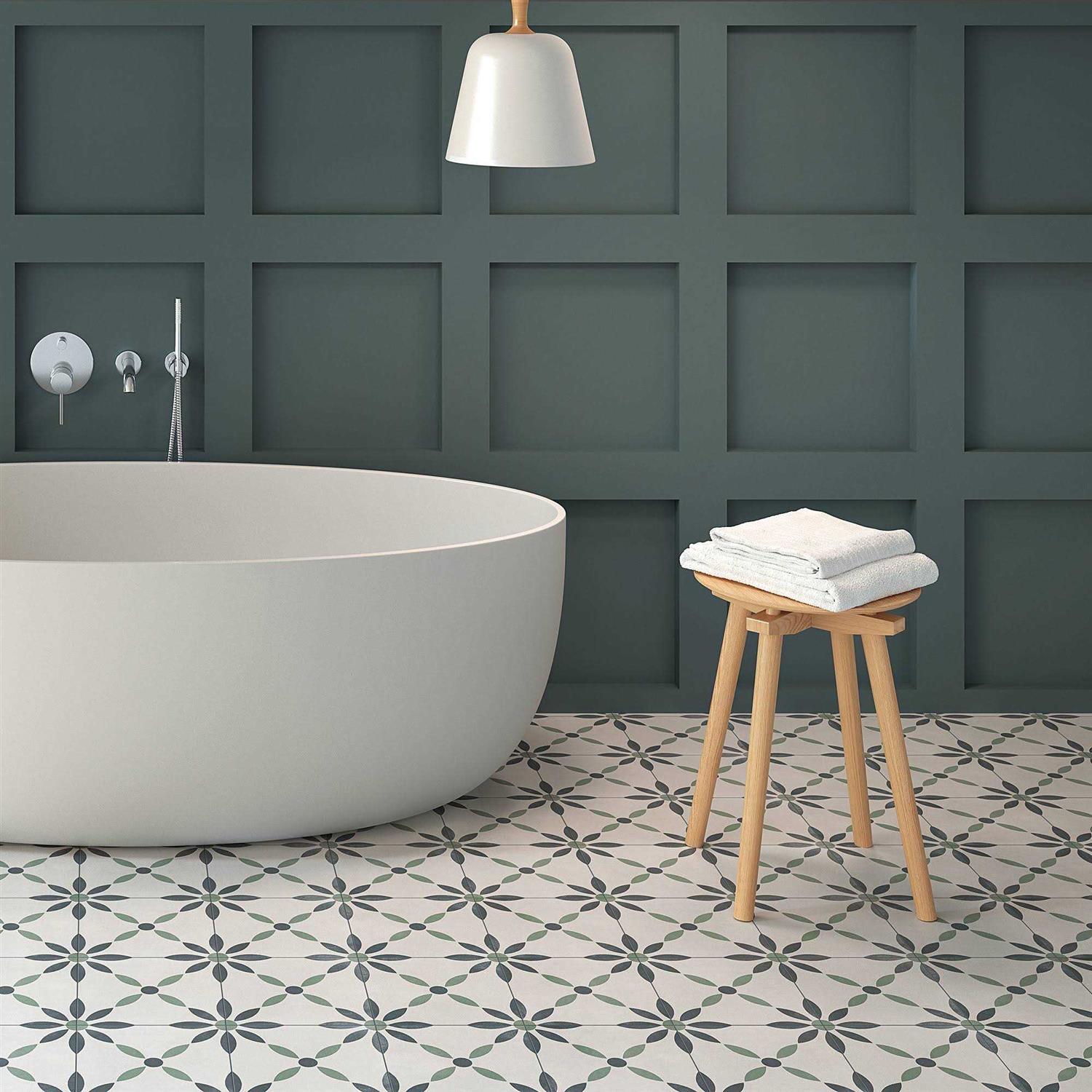 Ivy Hill Tile Artmore Tile Stafford Nero 12 in. x 24 in. Porcelain Floor and Wall Tile - Zenithce