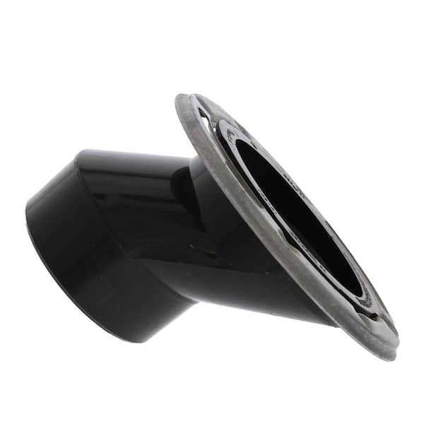 Jones Stephens 7 in. O.D. ABS Closet Flange with 6 in. Long Barrel and Metal Adjustable Ring - Zenithce
