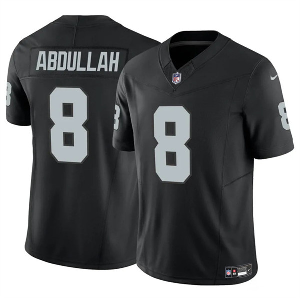 Las Vegas Raiders #8 Ameer Abdullah Black F.U.S.E. Vapor Stitched Jersey - Zenithce