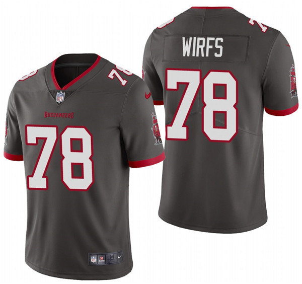 Tampa Bay Buccaneers #78 Tristan Wirfs 2020 Grey Vapor Untouchable Limited Stitched Jersey - Zenithce