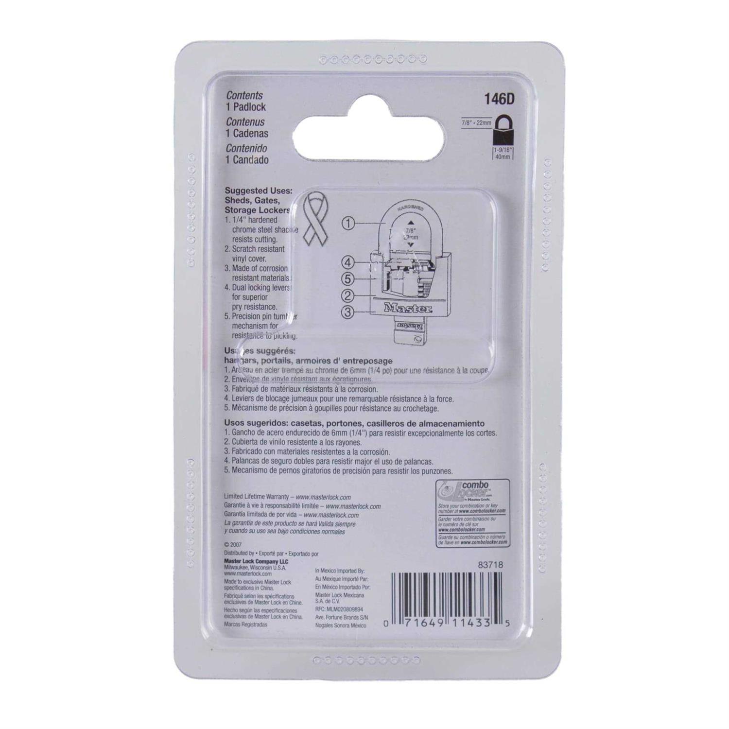 Master Lock 120Q Brass Padlock - Zenithce