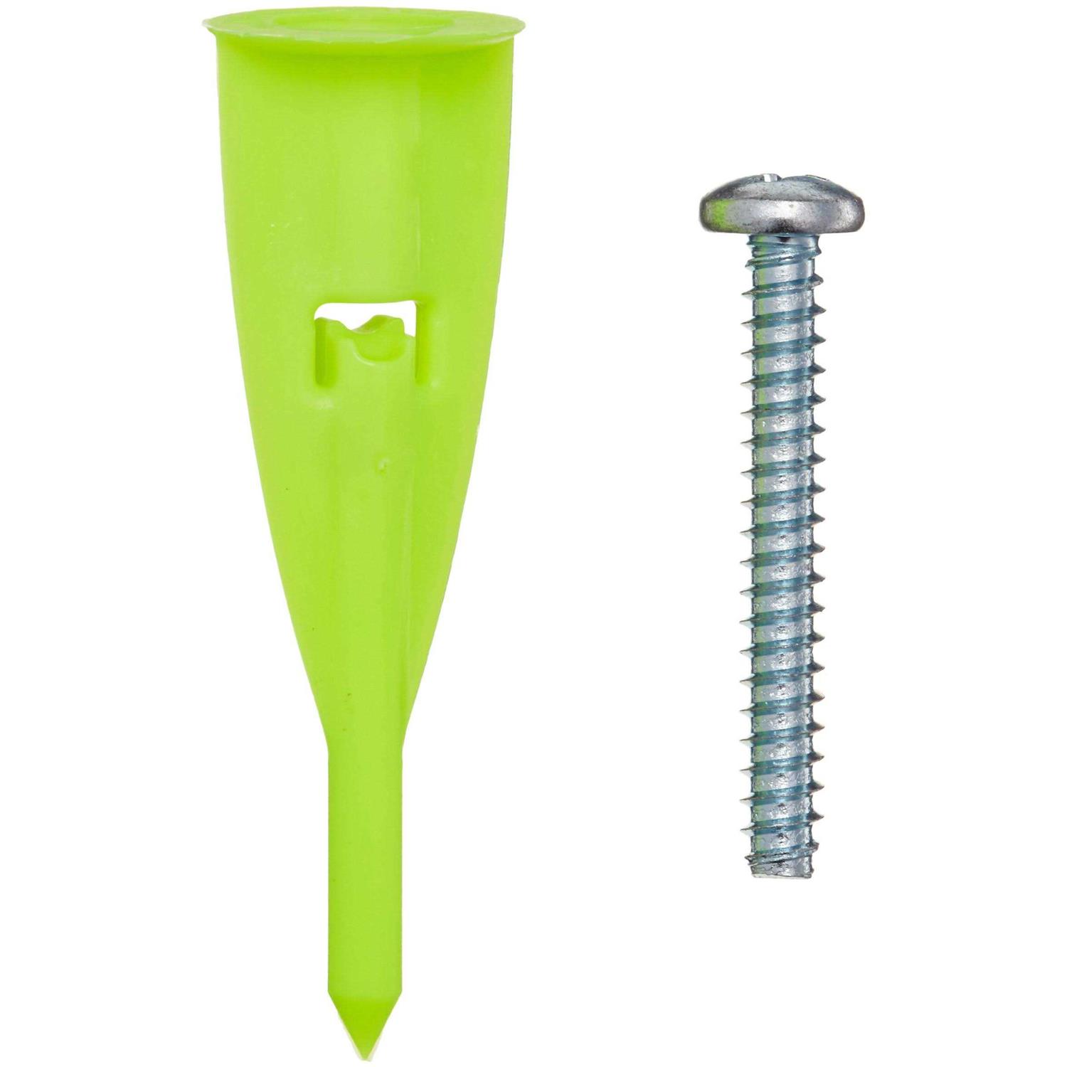 WallClaw Anchors .25 in. D X 2 in. L Plastic/Steel Pan Head Wallboard Anchors 4 pk - Zenithce