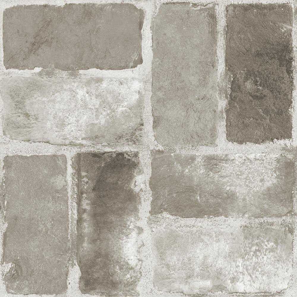 FloorPops Harvard Brick Peel & Stick Floor Tiles - Zenithce