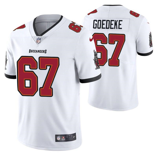 Tampa Bay Buccaneers #67 Luke Goedeke White Vapor Untouchable Limited Stitched Jersey - Zenithce