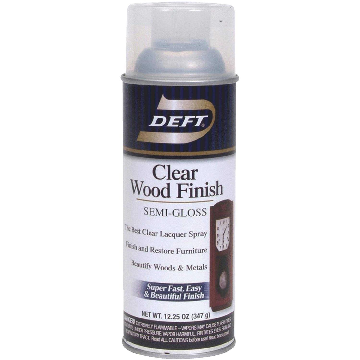 Deft Clear Gloss Wood Finish Lacquer Spray - Zenithce