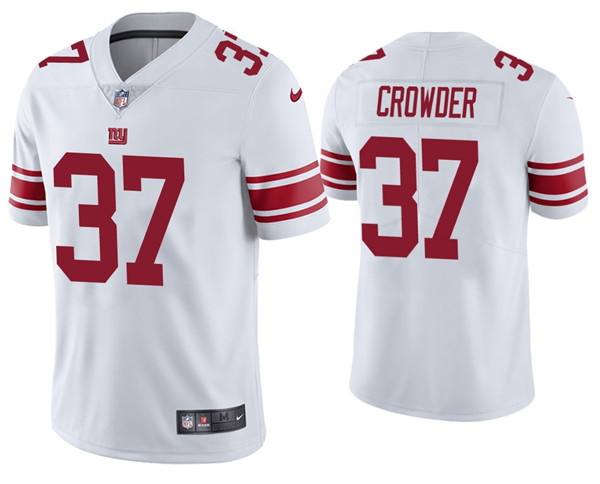 New York Giants #37 Tae Crowder 2020 White Vapor Untouchable Limited Stitched Jersey - Zenithce