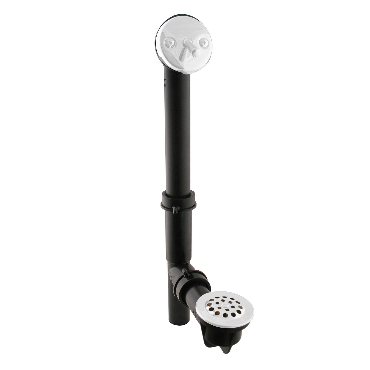 Westbrass Black 1-1/2 Tubular Trip Lever Bath Waste - Zenithce