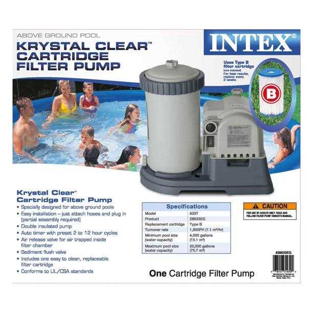 Intex 2100 GPH Above Ground Pool Sand Filter Pump with Automatic Timer - Zenithce