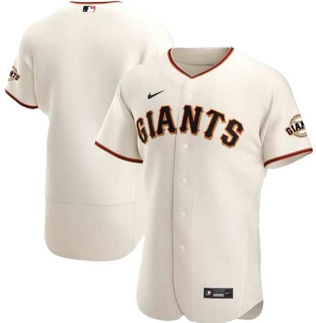 San Francisco Giants Blank Cream Flex Base Stitched Jersey - Zenithce