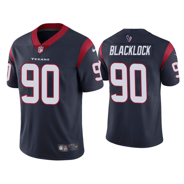 Houston Texans #90 Ross Blacklock Navy Vapor Untouchable Limited Stitched Jersey - Zenithce