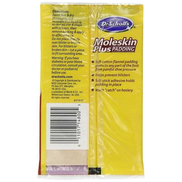 Dr Scholl’s Moleskin Plus Padding - Zenithce