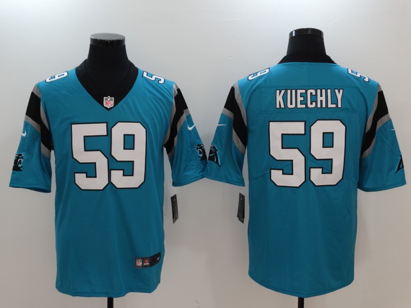 Carolina Panthers #59 Luke Kuechly Blue Vapor Untouchable Player Limited Jersey - Zenithce
