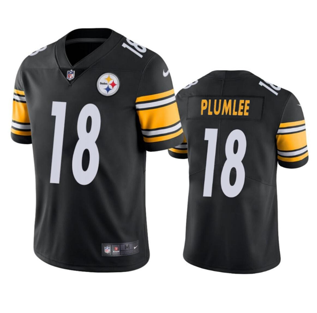 Pittsburgh Steelers #18 John Rhys Plumlee Black Vapor Untouchable Limited Stitched Jersey - Zenithce