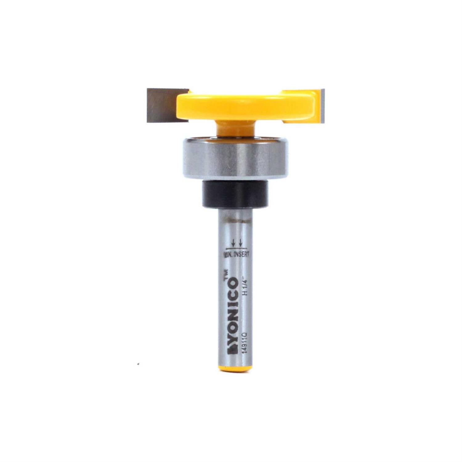 YONICO Slotting Cutter Router Bit 1/8-Inch 1/4-Inch Shank 12103q - Zenithce