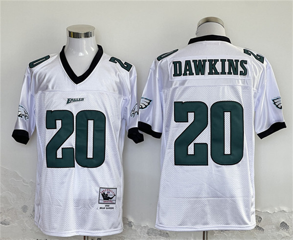 Philadelphia Eagles #20 Brian Dawkins White Stitched Jersey - Zenithce