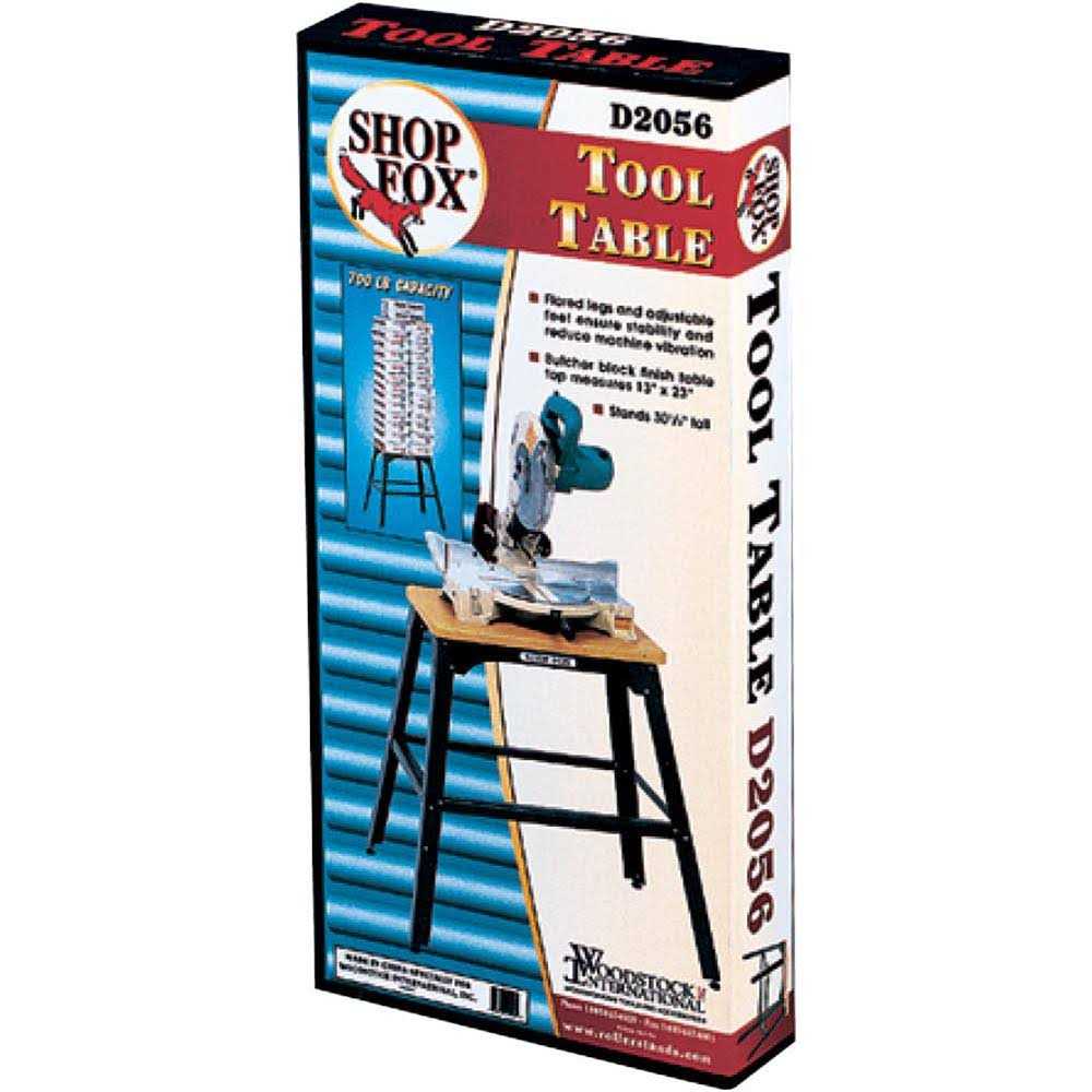 Shop Fox D2056 Tool Table - Zenithce