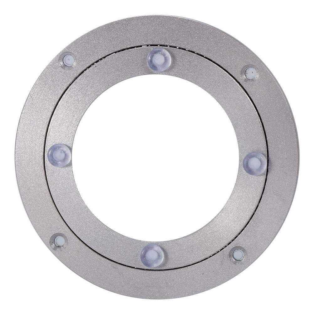 Heepdd Swivel Turntable Heavy Duty Aluminium Alloy Rotating Bearing Turntable Round Dining Table Smooth Swivel Plate for Kaleidoscopes - Zenithce