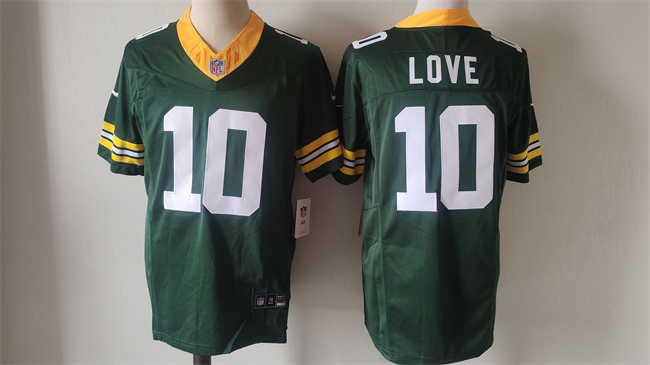 Green Bay Packers #10 Jordan Love Green Vapor 2024 F.U.S.E. Limited Stitched Jersey - Zenithce