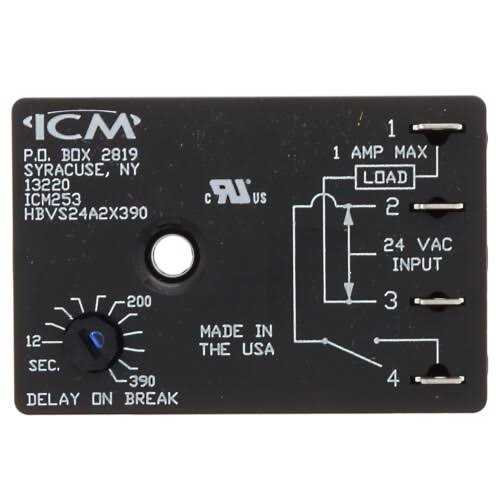 ICM Controls ICM175 Bypass Timer Relay - Zenithce