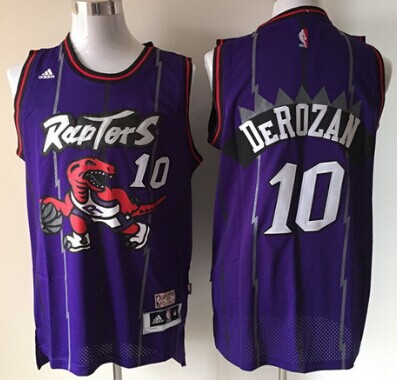Toronto Raptors #10 Demar DeRozan Hardwood Classic Purple Swingman Jersey - Zenithce