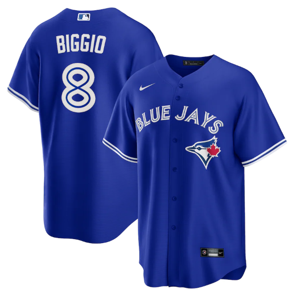 Toronto Blue Jays #8 Cavan Biggio Royal Cool Base Stitched Jersey - Zenithce