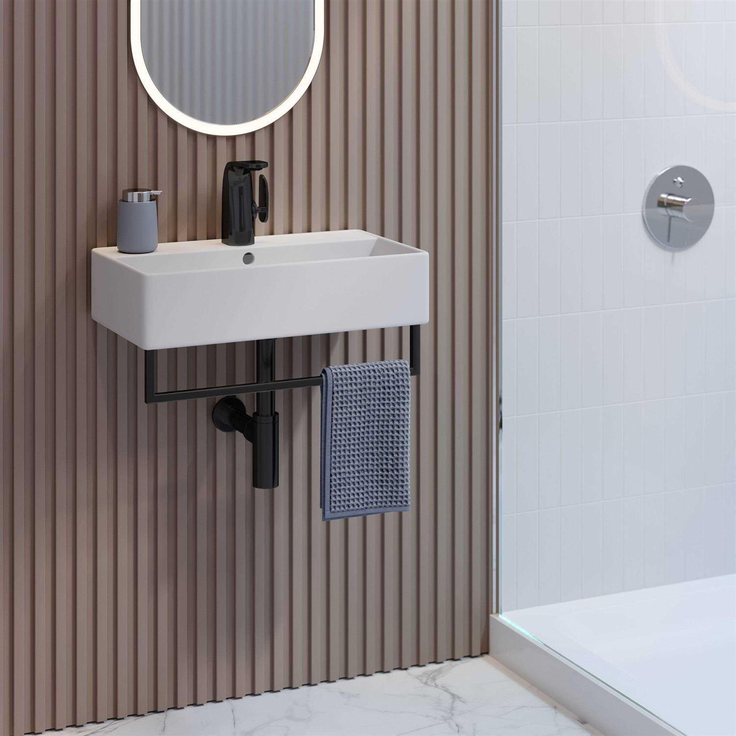 Swiss Madison Claire 20 Rectangle Ceramic Vessel Sink SM-VS203 - Zenithce