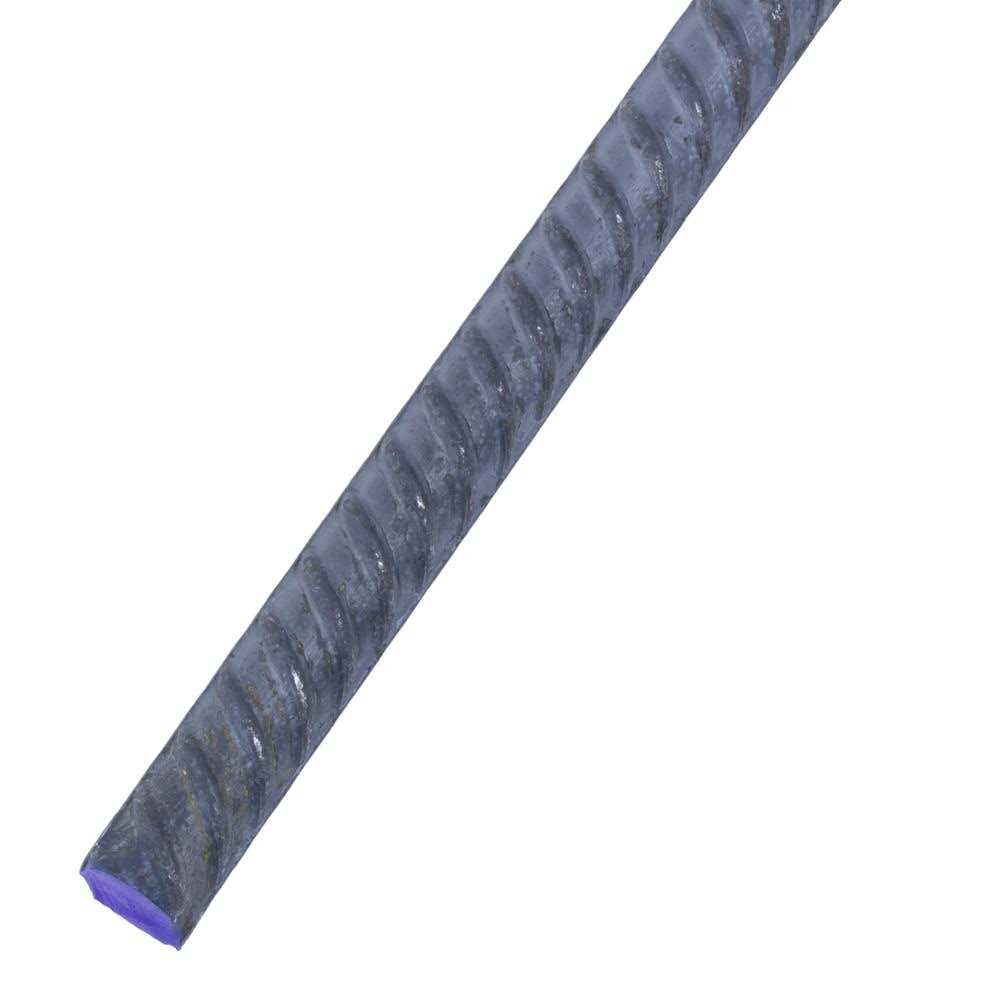 Unbranded 0.5-in x 1.5-ft Gray Steel #4 Rebar 50124 - Zenithce