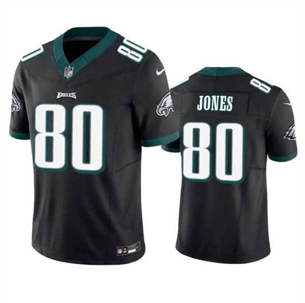 Philadelphia Eagles #80 Julio Jones Black 2023 F.U.S.E. Vapor Untouchable Limited Stitched Jersey - Zenithce