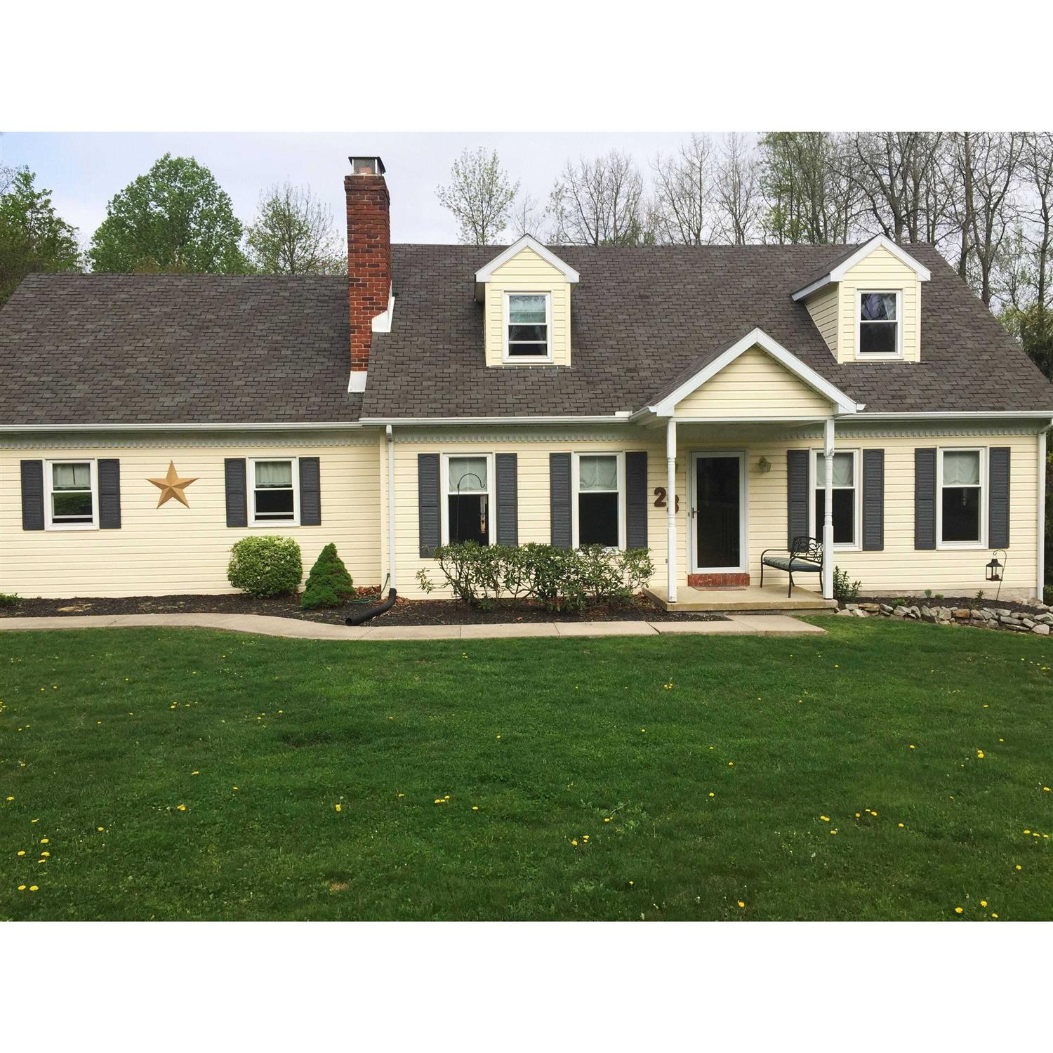 Ekena Millwork Lifetime Vinyl LL1S12X04300BL Standard Cathedral Top Center Mullion - Zenithce