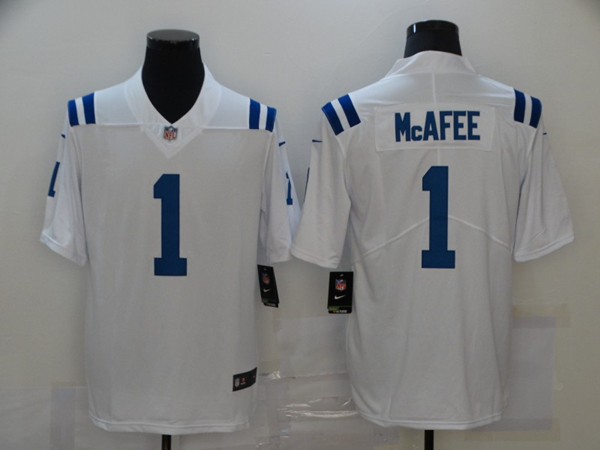 Indianapolis Colts #1 Pat Mcafee White Stitched Jersey - Zenithce