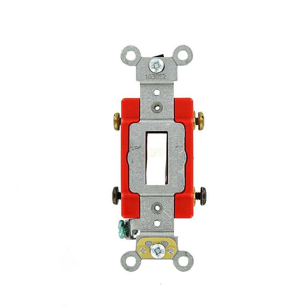 Leviton 1221-2KL 20 Amp Single-Pole Key Lock Switch Industrial - Zenithce