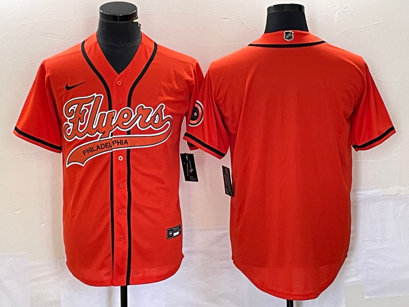 Philadelphia Flyers Blank Orange Cool Base Stitched Jersey - Zenithce