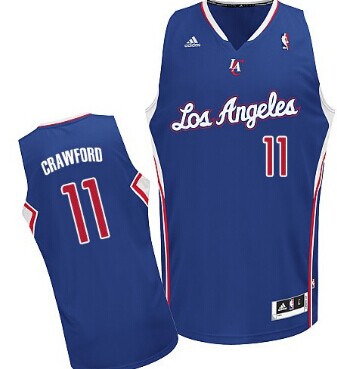 Los Angeles Clippers #11 Jamal Crawford Blue Swingman Jersey - Zenithce