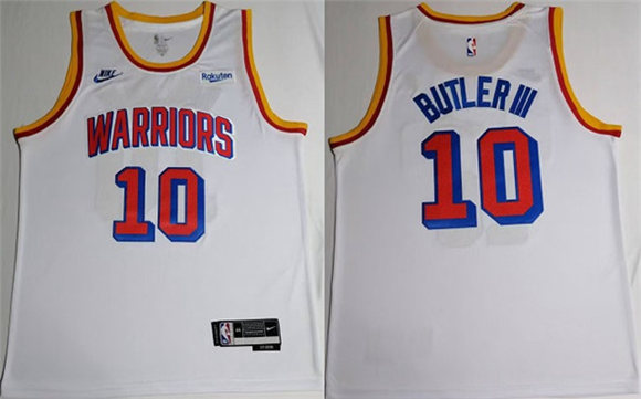 Golden State Warriors #10 Jimmy Bulter III White 2025 Classic Edition Swingman Stitched Jersey - Zenithce