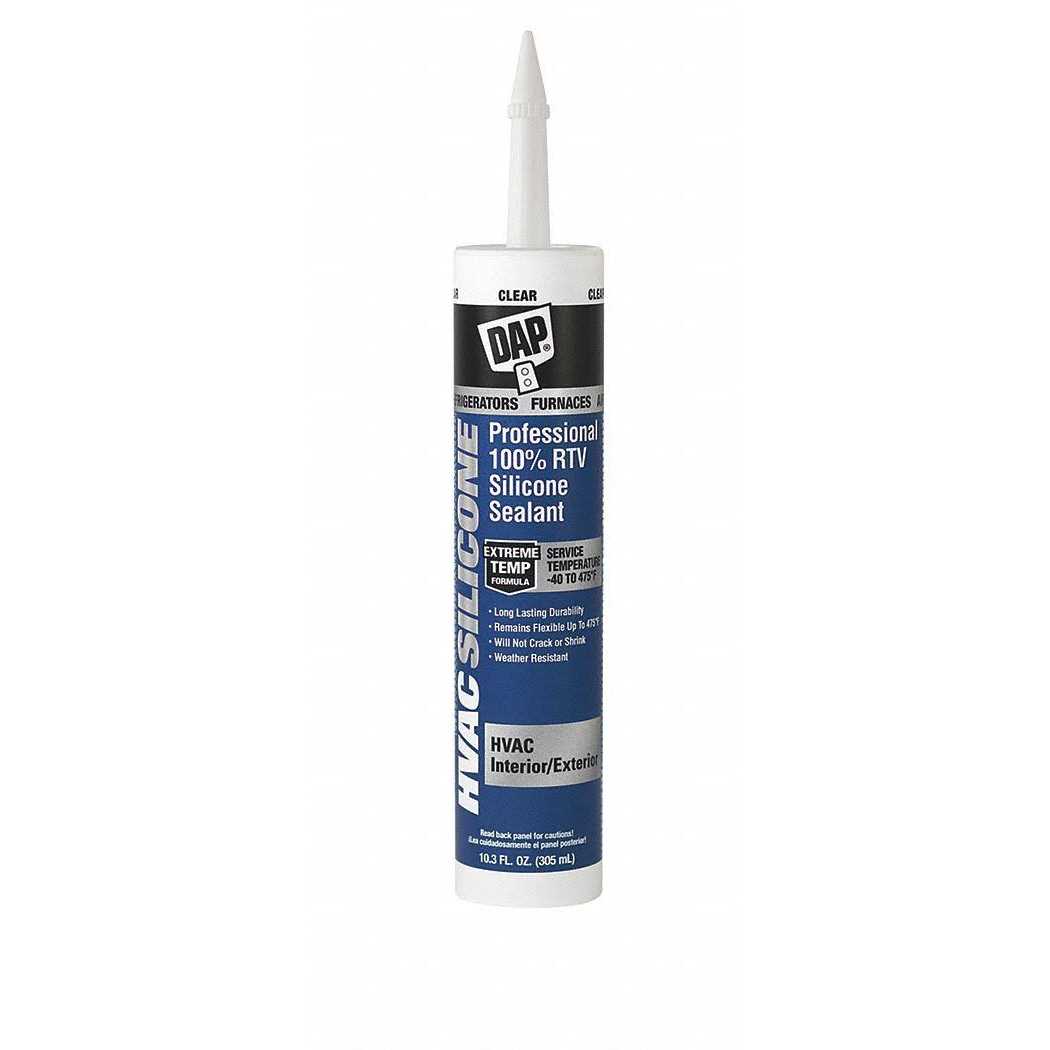 Dap HVAC Silicone 100% RTV Silicone Sealant 10.3 oz - Zenithce