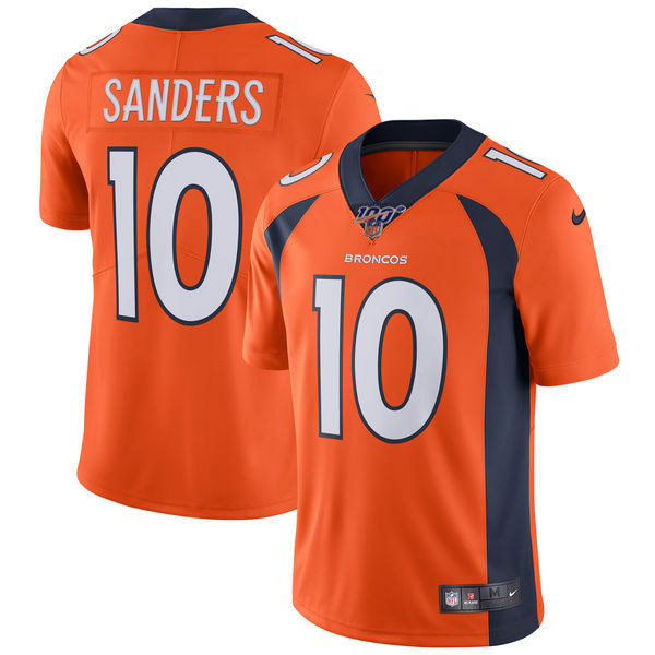 Denver Broncos 100th #10 Emmanuel Sanders stitched Limited Jersey - Zenithce