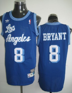 Los Angeles Lakers #8 Kobe Bryant Blue Swingman Throwback Jersey - Zenithce
