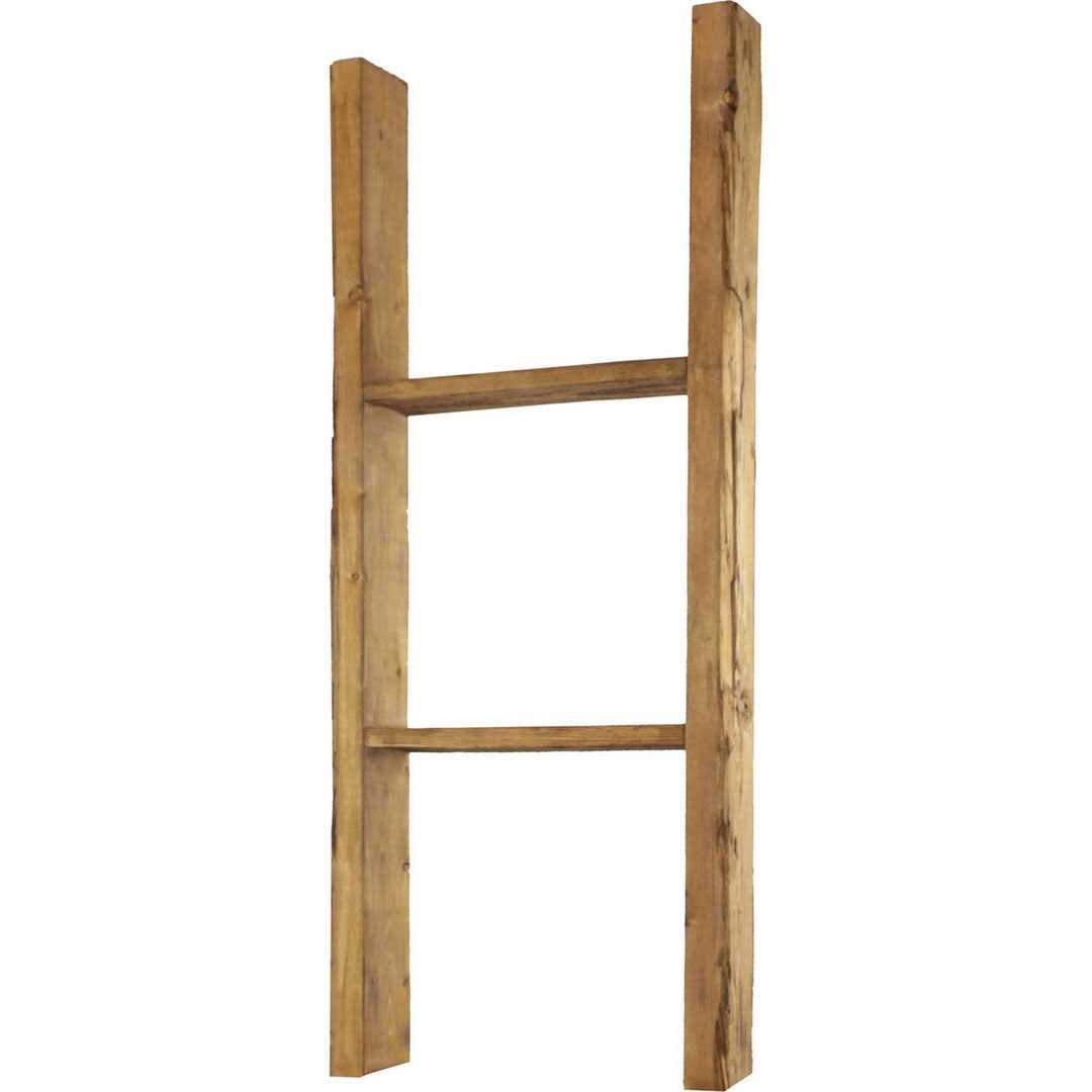 Ekena Millwork 15 inchw x inchh x 3 1/2 inchd Vintage Farmhouse Rung Ladder - Zenithce