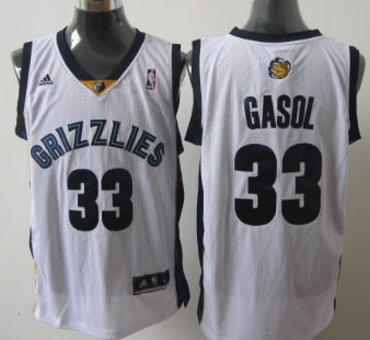 Memphis Grizzlies #33 Marc Gasol White Swingman Jersey - Zenithce