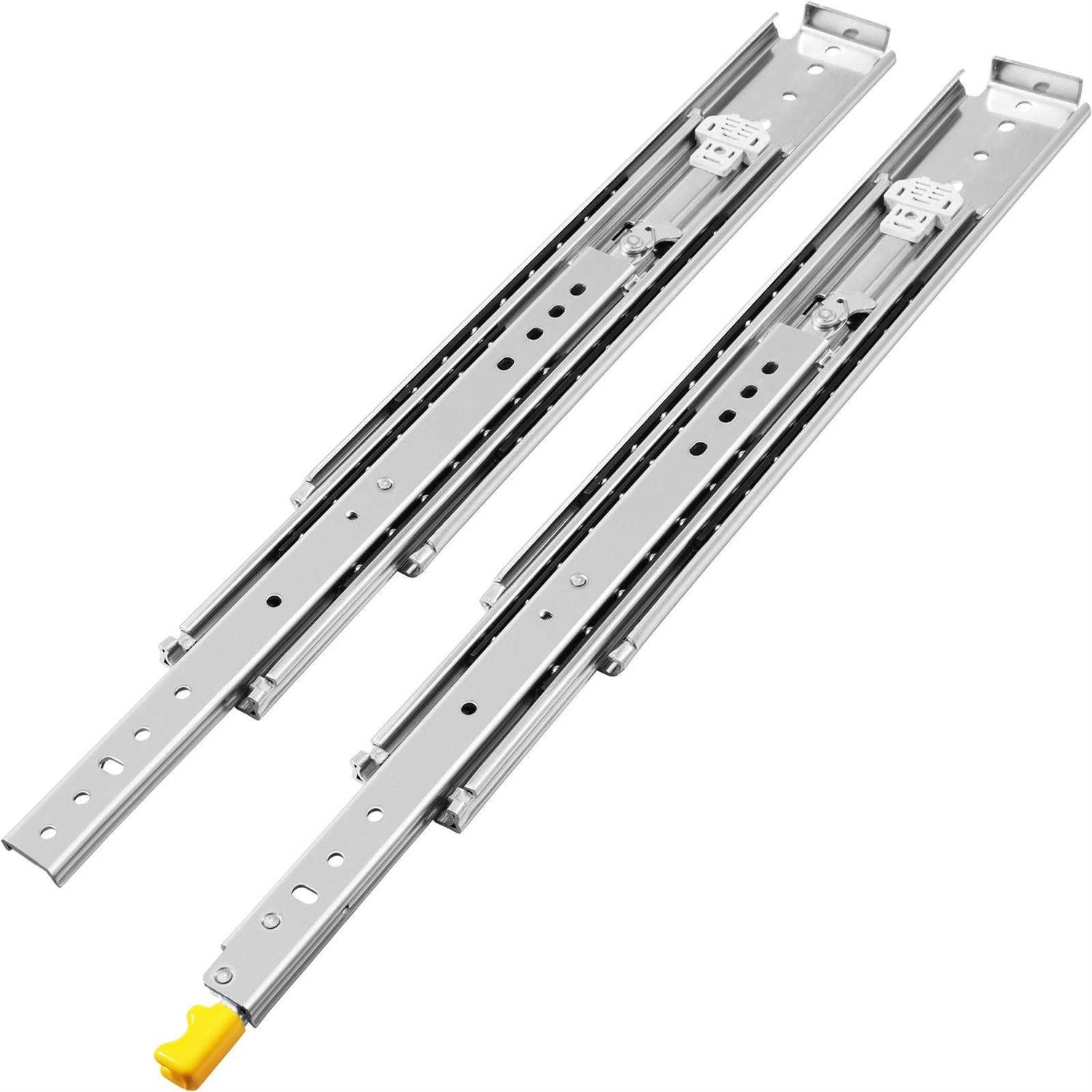 VEVOR Drawer Slides 1 Pair Locking Drawer Slides 500lbs Load Capacity Heavy Duty Drawer Slides - Zenithce