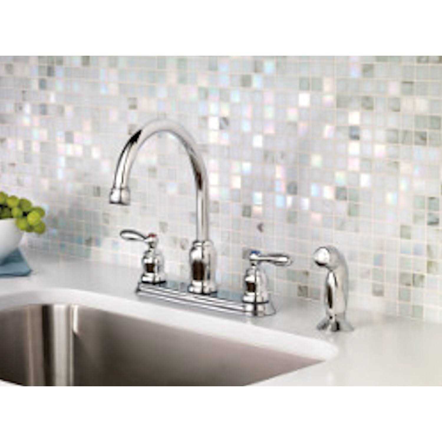 Moen CA87316W Renzo Single Handle Kitchen Faucet - Zenithce